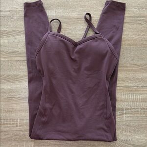 Bombshell Sportswear Purple Jumpsuit